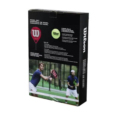 Набор для падела WILSON Optix XP Padel KIT, WR202110U2, ракетка + 3мяча, красный за 20&nbsp;362.60 ₽ купить в Уфе