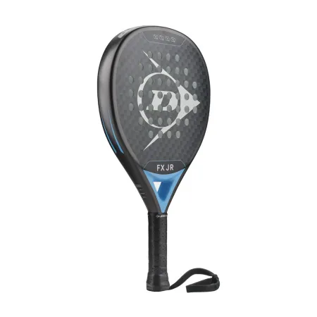 Ракетка для падела Dunlop FX Jr, 10370738, для юниоров, гибрид, графит, черно-голубой за 11&nbsp;019.40 ₽ купить в Уфе