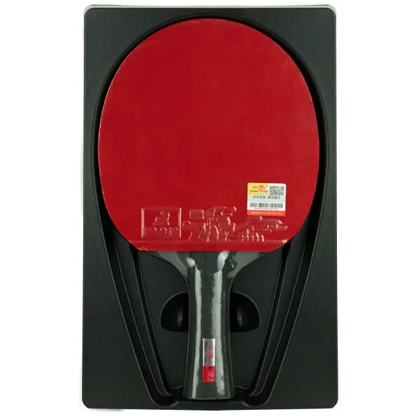Ракетка для н/т DOUBLE FISH Black Carbon King Racket 3***, для професс.,ITTF Appr.,накл.2,1,мм за 4&nbsp;346.90 ₽ в Уфе