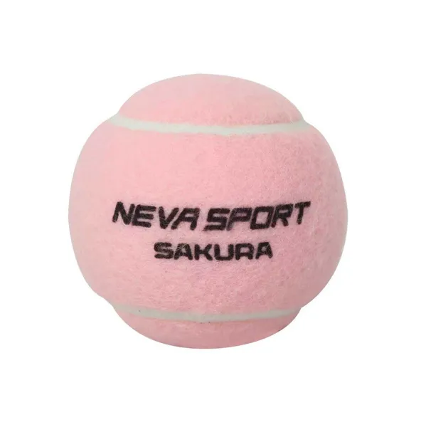 Мяч для падела NS Sakura, UAA2, уп.3 шт, сукно, нат.резина, розовый за 824.50 ₽ в Уфе