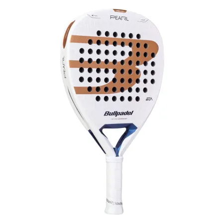 Ракетка для падела BULLPADEL Pearl 27, 497249, для проф-в, стекловолокно,карбон, бело-золотистый за 44&nbsp;319 ₽ купить в Уфе