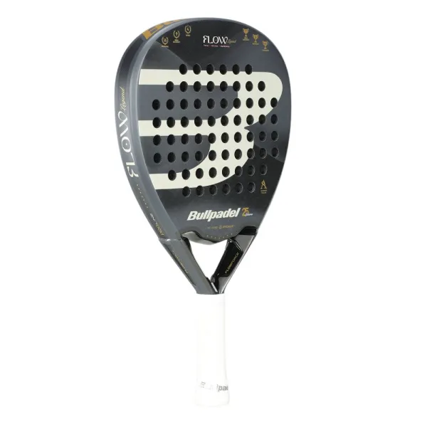Ракетка для падела BULLPADEL Flow Legend, 494405, для профессионалов, стекловолокно,черно-белый за 31&nbsp;307.20 ₽ в Уфе