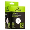 Мяч для наст. тенниса Stiga Cup ABS, 1110-2510-12, диам.40+мм, пластик, упак. 12 шт, белый за 1&nbsp;774.80 ₽ купить в Уфе