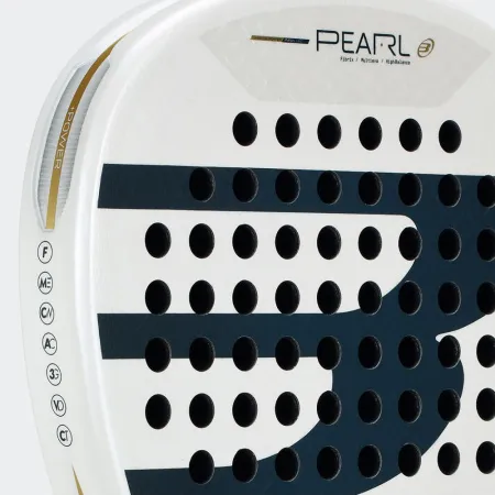 Ракетка для падела BULLPADEL Pearl 26, 493804, для профессионалов, карбон, бело-серый за 35&nbsp;929.50 ₽ купить в Уфе