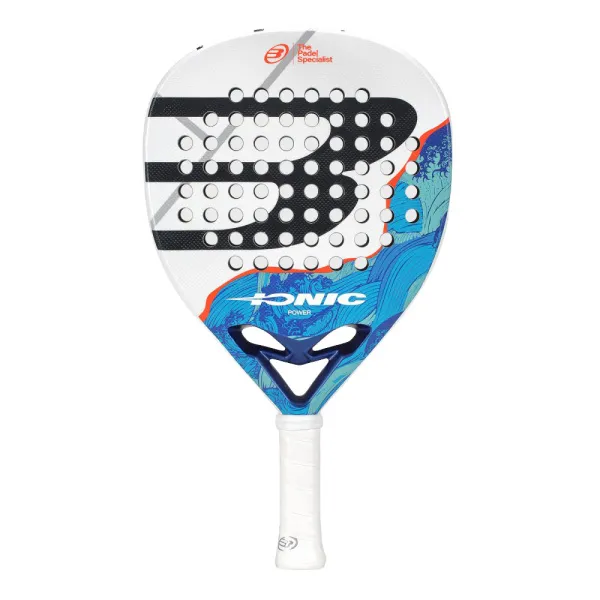Ракетка для падела BULLPADEL Ionic Power 26, 494411, для продв. игроков, стекловолокно, сине-белый за 28&nbsp;944.20 ₽ в Уфе