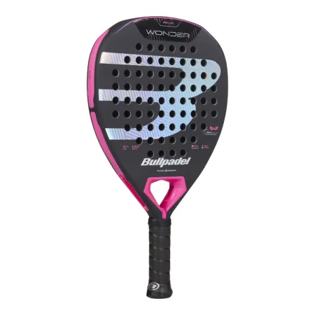 Ракетка для падела BULLPADEL Wonder 27, 497250, для продв.игроков, стекловолокно, карбон, черно-роз за 42&nbsp;969.20 ₽ купить в Уфе