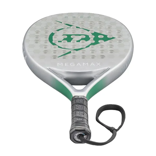 Ракетка для падела Dunlop Megamax Silver, 10370741, для начинающих, графит, серебристый за 11&nbsp;740.20 ₽ в Уфе