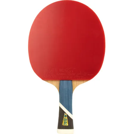 Ракетка для н/т DOUBLE FISH 5A+C, для продвин, ITTF Appr, накл. 2,1 мм, конич. ручка+ 2 мяча V40+мм за 2&nbsp;779.50 ₽ купить в Уфе