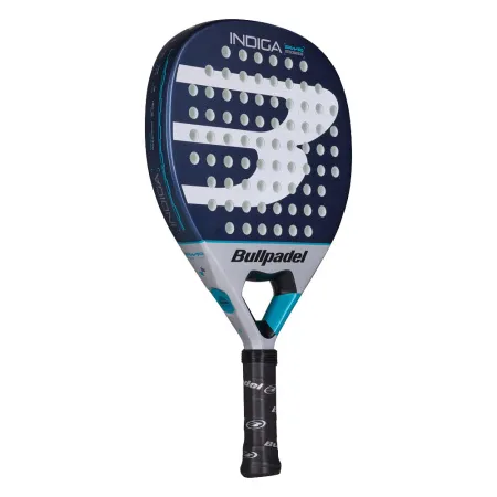 Ракетка для падела BULLPADEL Indiga Power 26, 494416, для начинающих, стекловолокно, темносине-серый за 14&nbsp;672.70 ₽ купить в Уфе