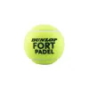 Мяч для падела Dunlop Fort Padel, 601555, уп.3 шт, FIP, сукно, нат.резина,желтый за 1&nbsp;135.60 ₽ купить в Уфе