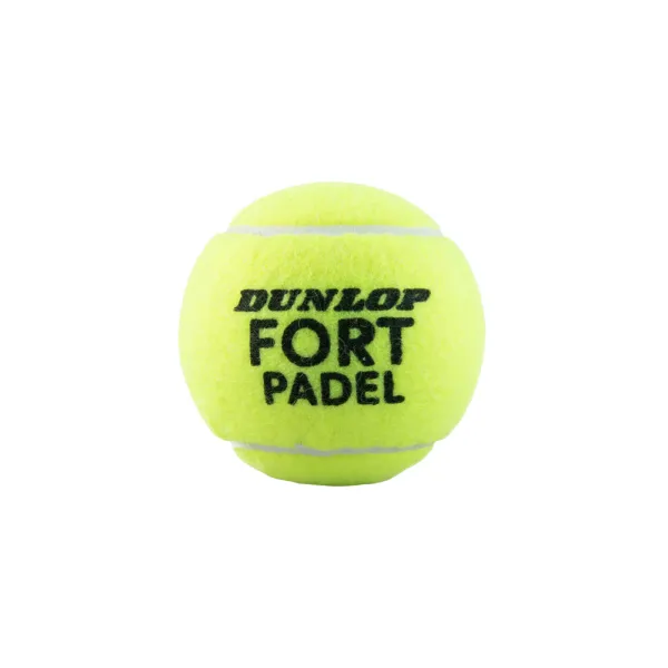 Мяч для падела Dunlop Fort Padel, 601555, уп.3 шт, FIP, сукно, нат.резина,желтый за 1&nbsp;135.60 ₽ в Уфе