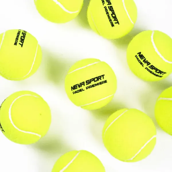Мяч для падела NS Padel Premier, 502101, уп.3 шт, сукно, нат.резина,желтый за 761.60 ₽ в Уфе