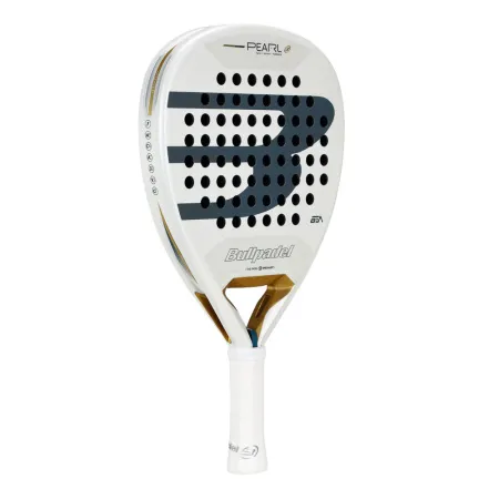 Ракетка для падела BULLPADEL Pearl 26, 493804, для профессионалов, карбон, бело-серый за 35&nbsp;929.50 ₽ купить в Уфе