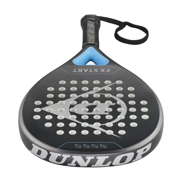 Ракетка для падела Dunlop FX Start, 10370737, для начинающих, гибрид, графит, черно-синий за 13&nbsp;175 ₽ в Уфе