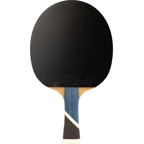 Ракетка для н/т DOUBLE FISH 5A+C, для продвин, ITTF Appr, накл. 2,1 мм, конич. ручка+ 2 мяча V40+мм за 2&nbsp;779.50 ₽ в Уфе