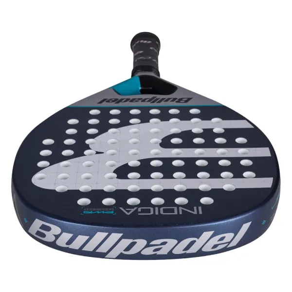 Ракетка для падела BULLPADEL Indiga Power 26, 494416, для начинающих, стекловолокно, темносине-серый за 14&nbsp;672.70 ₽ в Уфе