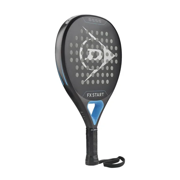 Ракетка для падела Dunlop FX Start, 10370737, для начинающих, гибрид, графит, черно-синий за 13&nbsp;175 ₽ в Уфе