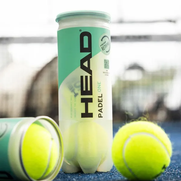 Мяч для падела HEAD Padel One S, 575383, уп.3 шт, FIP Approved, войлок,нат.резина,желтый за 933.30 ₽ в Уфе