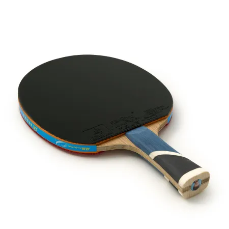 Ракетка для н/т DOUBLE FISH 5A+C, для продвин, ITTF Appr, накл. 2,1 мм, конич. ручка+ 2 мяча V40+мм за 2&nbsp;779.50 ₽ купить в Уфе