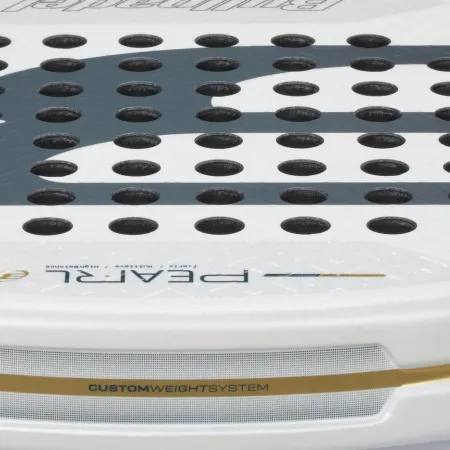 Ракетка для падела BULLPADEL Pearl 26, 493804, для профессионалов, карбон, бело-серый за 35&nbsp;929.50 ₽ купить в Уфе