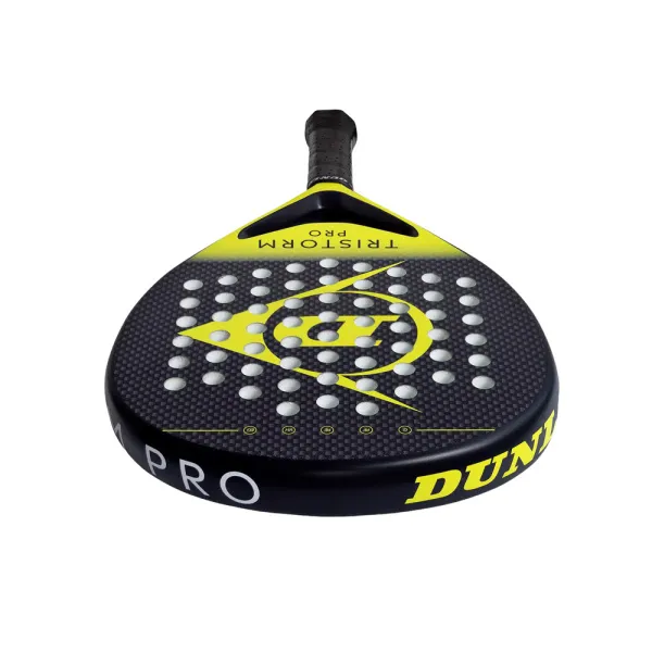 Ракетка для падела Dunlop Tristorm Pro, 10359946, для опытных игроков, графит, черно-желтый за 19&nbsp;643.50 ₽ в Уфе