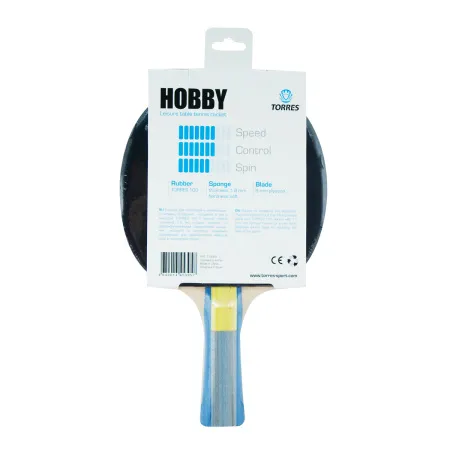 Ракетка для н/т TORRES Hobby, TT0003, для любителей, накладка 1,8 мм, конич. ручка за 875.50 ₽ купить в Уфе