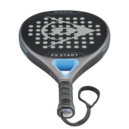 Ракетка для падела Dunlop FX Start, 10370737, для начинающих, гибрид, графит, черно-синий за 13&nbsp;175 ₽ купить в Уфе